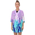 Aquatic Surface Patterns Half Sleeve Chiffon Kimono View1