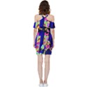 Neon Aggression Shoulder Frill Bodycon Summer Dress View4