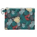 Tropical Autumn Leaves Canvas Cosmetic Bag (XL) View1