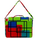 Colorful Rectangle boxes Box Up Messenger Bag View3