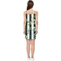 Minimal Stripes Pattern Summer Tie Front Dress View2