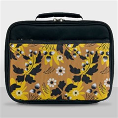 Folk Flowers Art Pattern  Lunch Bag by Eskimos