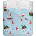 Funny Mushrooms Go About Their Business Duvet Cover Double Side (California King Size) View1