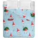 Funny Mushrooms Go About Their Business Duvet Cover Double Side (California King Size) View2