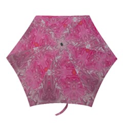 Magenta Repeats Mini Folding Umbrellas by kaleidomarblingart