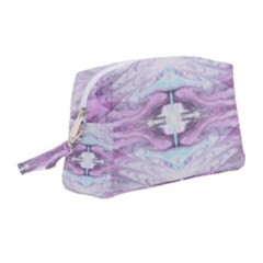 Pastel Marbling Wristlet Pouch Bag (medium) by kaleidomarblingart