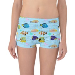 Underwater World Reversible Boyleg Bikini Bottoms by SychEva