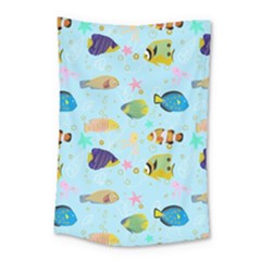 Underwater World Small Tapestry by SychEva