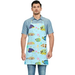 Underwater World Kitchen Apron by SychEva