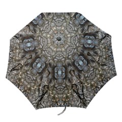 Spring Patterns Repeat Folding Umbrellas by kaleidomarblingart