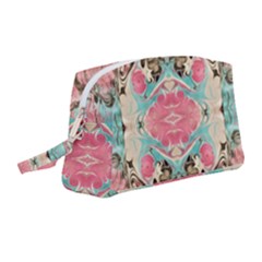 Arabesque  Wristlet Pouch Bag (medium) by kaleidomarblingart