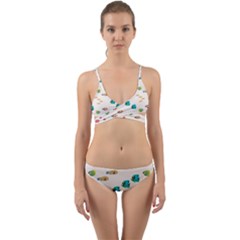 Underwater World Wrap Around Bikini Set by SychEva