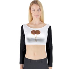 Lollipop Long Sleeve Crop Top by snackkingdom