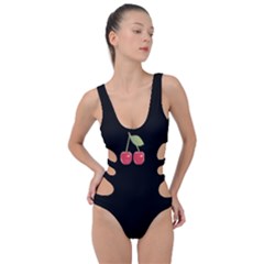 Cherries Side Cut Out Swimsuit by snackkingdom