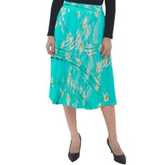 Pop Art Neuro Light Classic Velour Midi Skirt  by essentialimage365