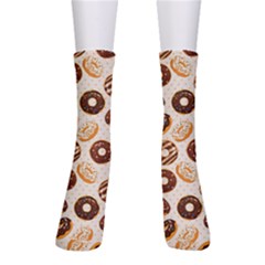 Chocolate Donut Love Men s Crew Socks by designsbymallika