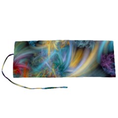 Colorful Thoughts Roll Up Canvas Pencil Holder (s) by WolfepawFractals