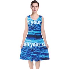 Img 20201226 184753 760 V-neck Midi Sleeveless Dress  by Basab896