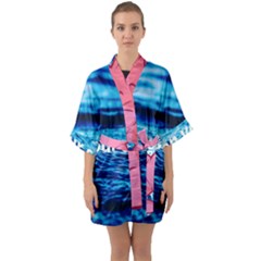 Img 20201226 184753 760 Photo 1607517624237 Half Sleeve Satin Kimono  by Basab896