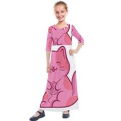 Photo 1607517624237 Kids  Quarter Sleeve Maxi Dress by Basab896