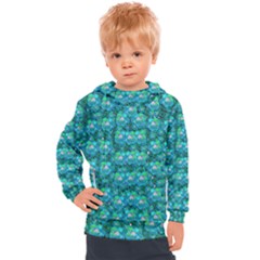 Big Roses In The Forest Kids  Hooded Pullover by pepitasart