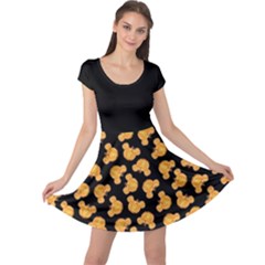 Pumpkin Cap Sleeve Dress by MagicalWorldBoutique