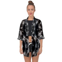 Gemini Mandala Open Front Chiffon Kimono by MRNStudios