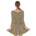 Pearls With A Beautiful Luster And A Star Of Pearls Long Sleeve Skater Dress View2