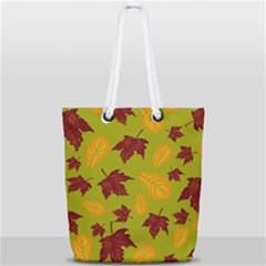 Golden Autumn Full Print Rope Handle Tote (small) by Daria3107