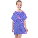 Root Humanity Barcode Purple Pink and Galuboi Kids  One Piece Chiffon Dress View1