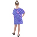 Root Humanity Barcode Purple Pink and Galuboi Kids  One Piece Chiffon Dress View2