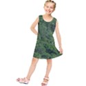 Leafy Forest Landscape Photo Kids  Tunic Dress View1