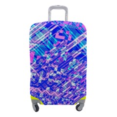 Root Humanity Bar And Qr Code Combo In Purple And Blue Luggage Cover (small) by WetdryvacsLair