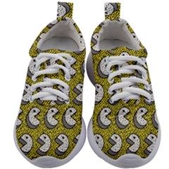 Memphis-seamless4-[converted5]redbubble8192 Kids Athletic Shoes by elchino