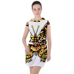 Bigcat Butterfly Drawstring Hooded Dress by IIPhotographyAndDesigns