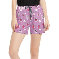 Juicy Strawberries Runner Shorts by SychEva