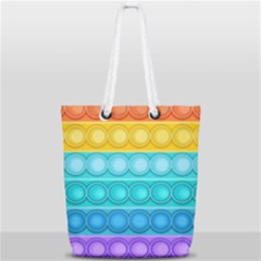 Pop It Pattern Full Print Rope Handle Tote (small) by Daria3107