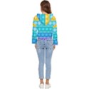 Pop It Pattern Women s Lightweight Cropped Hoodie View4