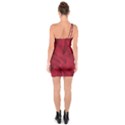 Amaranth One Soulder Bodycon Dress View2