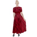 Amaranth Button Up Short Sleeve Maxi Dress View2