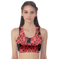 Cat Pattern Sports Bra by NerdySparkleGoth