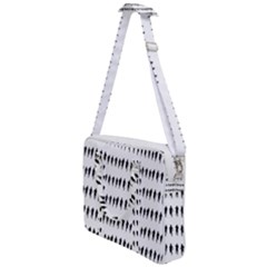 Athletic Running Graphic Silhouette Pattern Cross Body Office Bag by dflcprintsclothing