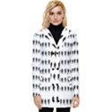 Athletic Running Graphic Silhouette Pattern Button Up Hooded Coat  View1