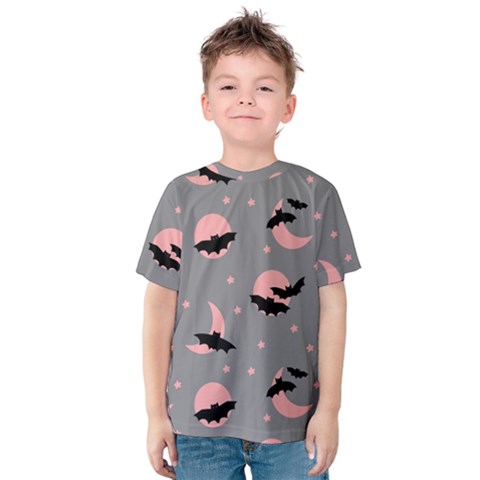 Bat Kids  Cotton Tee by SychEva