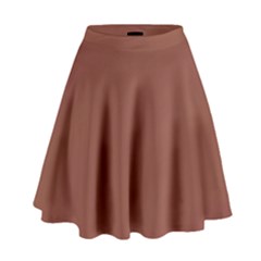 Burnt Sienna High Waist Skirt by kiernankallan