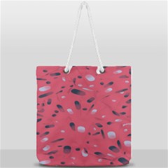 Licorice Full Print Rope Handle Tote (large) by kiernankallan