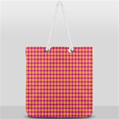 Candy Buttons Full Print Rope Handle Tote (large) by kiernankallan