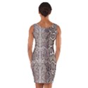 Snake Skin Wrap Front Bodycon Dress View2