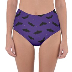 Bats In The Starry Sky Reversible High-waist Bikini Bottoms by SychEva