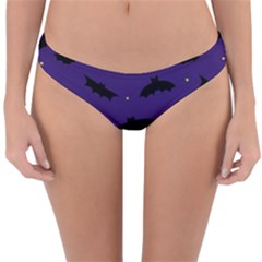 Bats In The Starry Sky Reversible Hipster Bikini Bottoms by SychEva